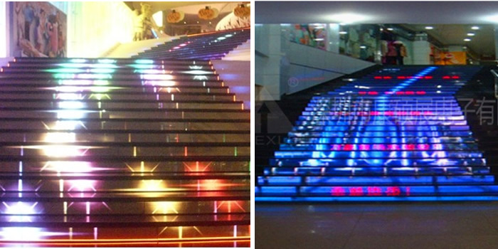 星亨楼梯LED显示屏方案